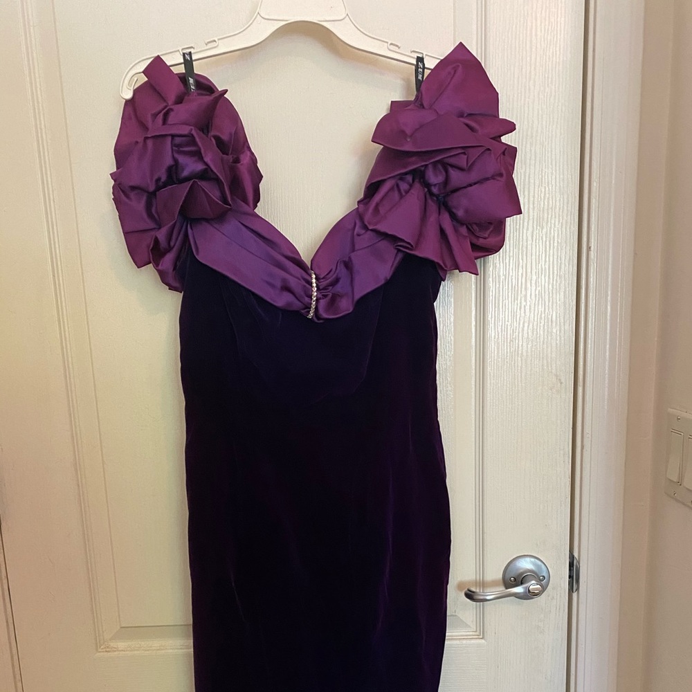 Purple prom dress